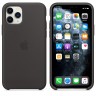 Силиконовый чехол для iPhone 11 Pro, чёрный цвет