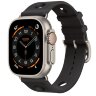 Apple Watch Ultra 3 Hermes 49mm, спортивный ремешок Scub’H Diving черного цвета