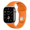 Apple Watch Hermes Series 11 42mm,  ремешок классический кожаный светло-коричневого цвета