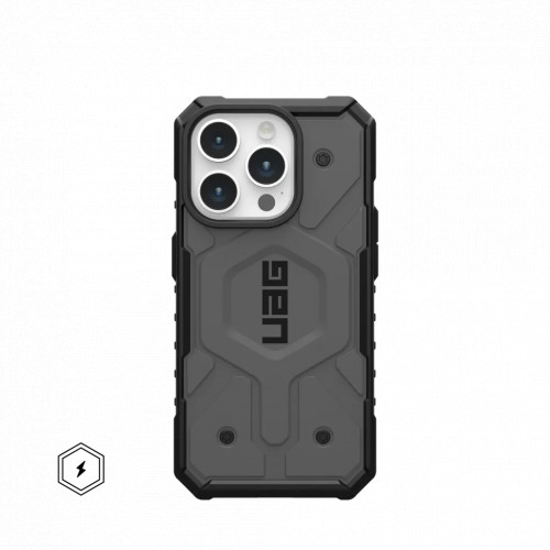 Защитный чехол Uag Pathfinder для iPhone 15 Pro Max с MagSafe - Серебро (Silver)