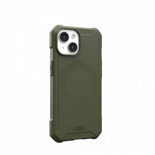 Защитный чехол Uag Essential Armor для iPhone 15 Plus MagSafe - Оливковый (Olive Drab)