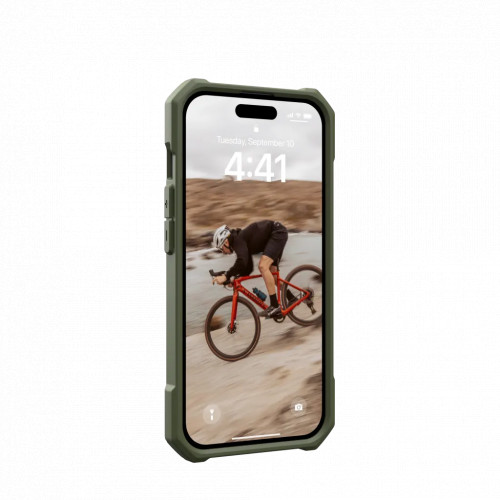 Защитный чехол Uag Essential Armor для iPhone 15 Plus MagSafe - Оливковый (Olive Drab)