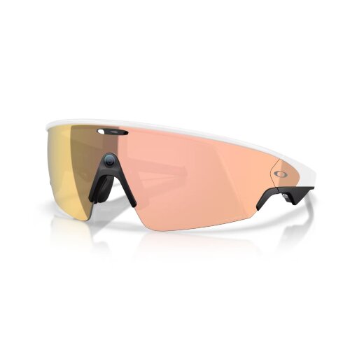 Oakley Meta Vanguard (Белая оправа, линзы Prizm розовое золото)