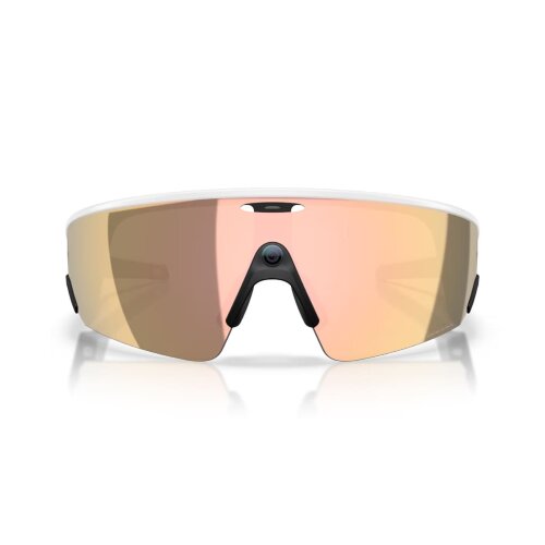 Oakley Meta Vanguard (Белая оправа, линзы Prizm розовое золото)