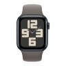 Apple Watch SE (2023) 40mm, Midnight Aluminum Case with Sport Band - Clay (Коричневый)