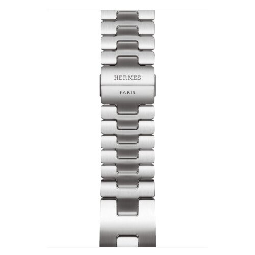 Apple Watch Hermes Series 10 46mm, блочный стальной браслет (L)