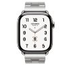 Apple Watch Hermes Series 10 46mm, блочный стальной браслет (L)
