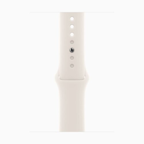 Apple Watch Series 10 46mm, Gold Titanium Case with Sport Band - Starlight