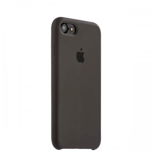 Чехол-накладка Silicone для iPhone 8 и 7 - Угольно-серый