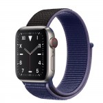Apple Watch Edition Series 5 Titanium, 40 мм Cellular + GPS, темно-синий браслет
