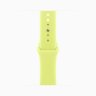 Apple Watch Series 11 42mm, Rose Gold Aluminum Case with Sport Band - Neon Yellow
