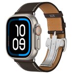 Apple Watch Ultra 3 Hermes 49mm Titanium Case with  Single Tour Deployment Ebene