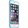 Силиконовый чехол для iPhone 6 голубой