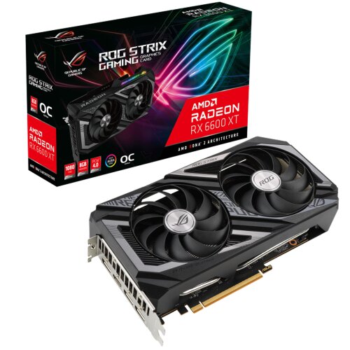Видеокарта ASUS ROG Strix Radeon RX 6600 XT OC Edition 8GB