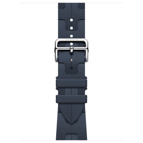 Apple Watch Hermes Series 9 45mm, спортивный ремешок Kilim синий