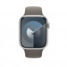 Спортивный ремешок для Apple Watch 45mm Sport Band (S/M) - Серый (Clay)