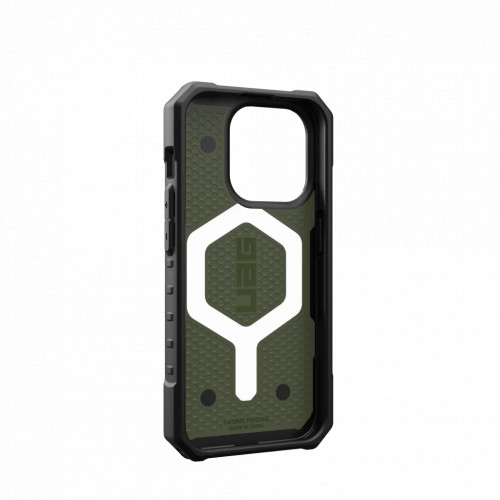 Защитный чехол Uag Pathfinder для iPhone 15 Pro Max с MagSafe - Оливковый (Olive Drab)