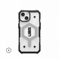 Защитный чехол Uag Pathfinder Clear для iPhone 15 Plus MagSafe - Лед (Ice)