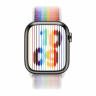 Apple Watch Series 9 41mm, Graphite Stainless Steel Case with Sport Loop - Pride Edition
