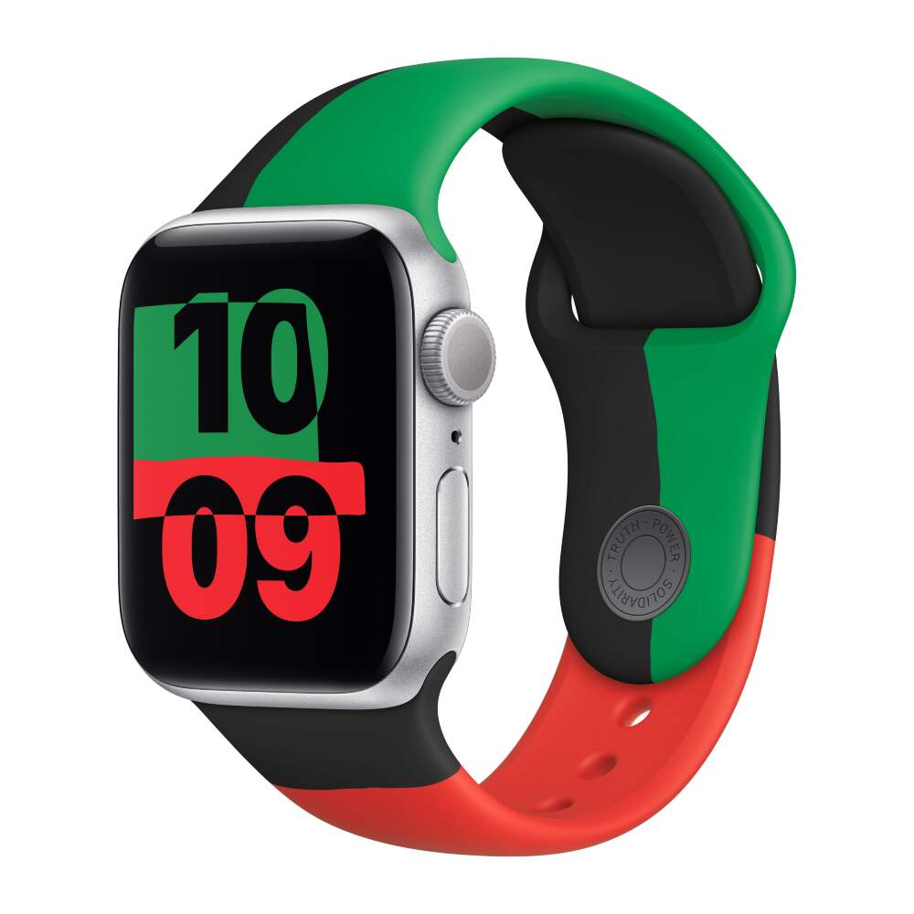 Silver band black apple watch sales