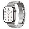 Apple Watch Hermes Series 10 42mm, блочный стальной браслет (S)