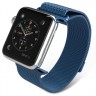 Ремешок из нержавеющей стали для Apple Watch 42мм Миланская петля (Синий)