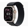 Браслет для Apple Watch Ultra 49mm Alpine Loop Finish Natural (L) - Black (Черный)