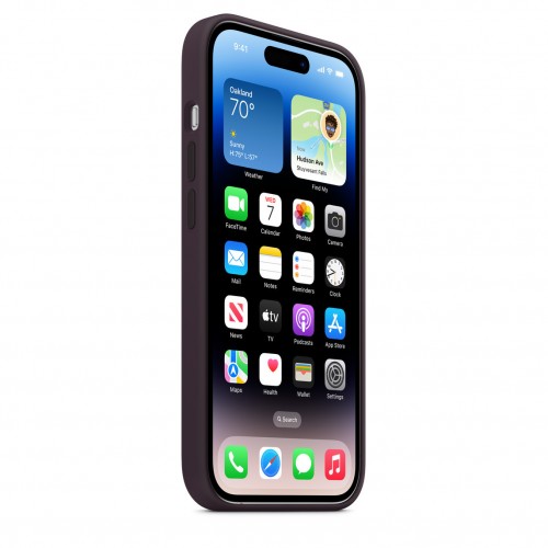 Силиконовый чехол для iPhone 14 Pro Max с MagSafe - Фиолетовый