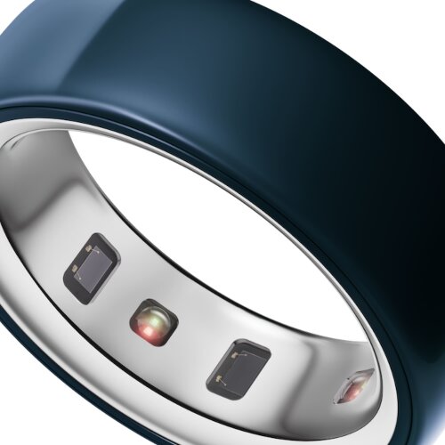 Умное кольцо Oura Ring 4 Ceramic Midnight (Синий)