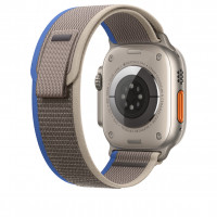 Ремешок для Apple Watch Ultra 49mm - Trail Loop (S/M) Blue/Gray
