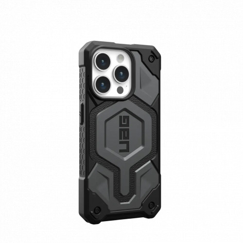 Защитный чехол Uag Monarch Pro для iPhone 15 Pro Max с MagSafe - Серебро (Silver)
