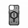 Защитный чехол Uag Pathfinder Clear для iPhone 15 Plus MagSafe - Пепел (Ash)