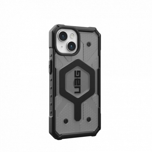 Защитный чехол Uag Pathfinder Clear для iPhone 15 Plus MagSafe - Пепел (Ash)