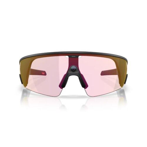 Oakley Meta Vanguard (Черная оправа, линзы Prizm Transitions бордовые)