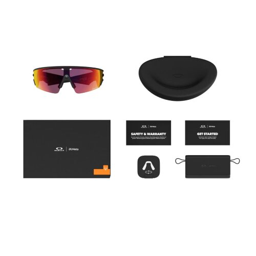Oakley Meta Vanguard (Черная оправа, линзы Prizm Transitions бордовые)