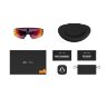 Oakley Meta Vanguard (Черная оправа, линзы Prizm Transitions бордовые)