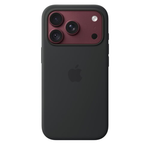 Силиконовый чехол для iPhone 18 Pro с MagSafe — Черный (Black)