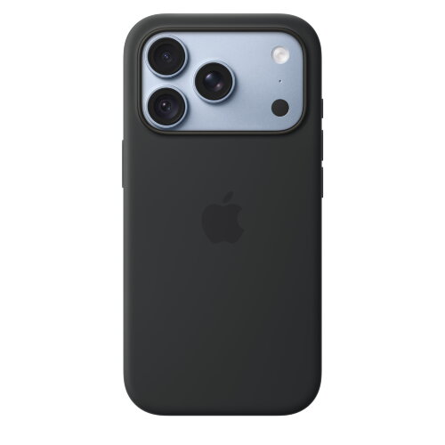 Силиконовый чехол для iPhone 18 Pro с MagSafe — Черный (Black)