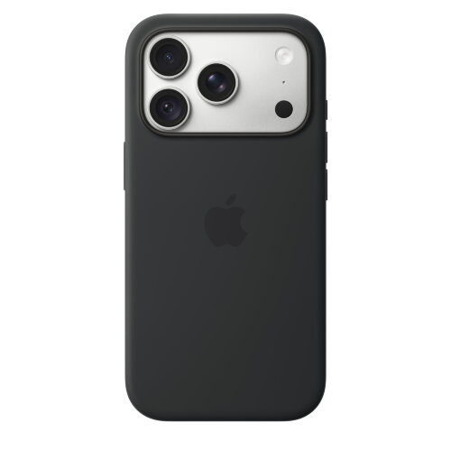 Силиконовый чехол для iPhone 18 Pro с MagSafe — Черный (Black)