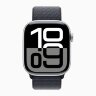 Apple Watch Series 10 42mm, Silver Aluminum Case with Sport Loop - Ink