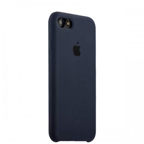 Чехол-накладка Silicone для iPhone 8 и 7 - Темно-синий