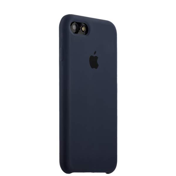 Чехол-накладка Silicone для iPhone 8 и 7 - Темно-синий