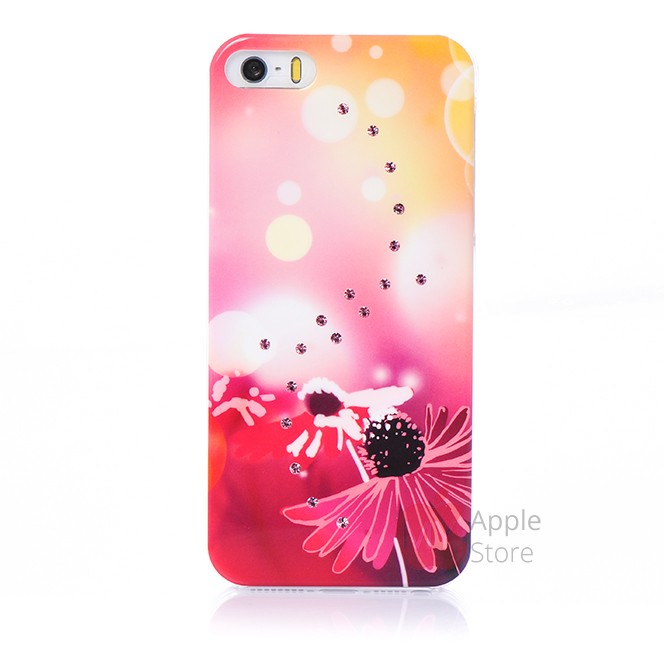 Накладка для iPhone 5 / 5S Beckberg со стразами swarovski