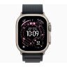 Браслет для Apple Watch Ultra 49mm Alpine Loop Finish Natural (M) - Black (Черный)