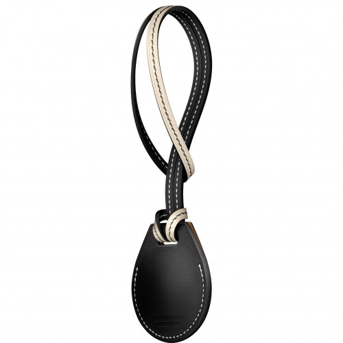 AirTag Hermes Bag Charm - Noir