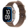 Apple Watch Ultra 3 Hermes 49mm Titanium, ремешок  из текстильного трикотажа коричневый
