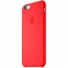 Силиконовый чехол для iPhone 6 красный