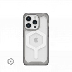 Защитный чехол Uag Plyo для iPhone 15 Pro с MagSafe - Пепел/белый (Ash/White)