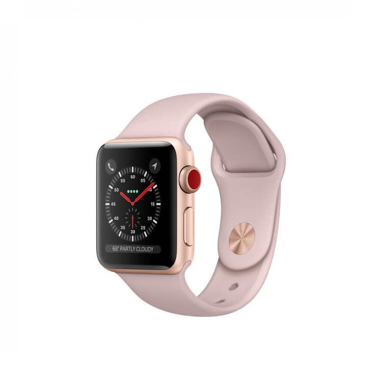 Apple Watch Series 3 38mm cellular Gold Aluminum case