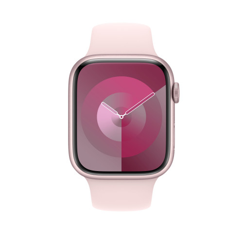 Спортивный ремешок для Apple Watch 45mm Sport Band (S/M) - Светло-розовый (Light Pink)